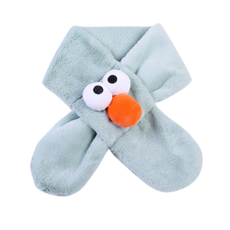 Bufanda para bebés, niños y niñas, chales cálidos, bufandas, cuello grueso, bufanda de invierno, Fular #3O08: Azul