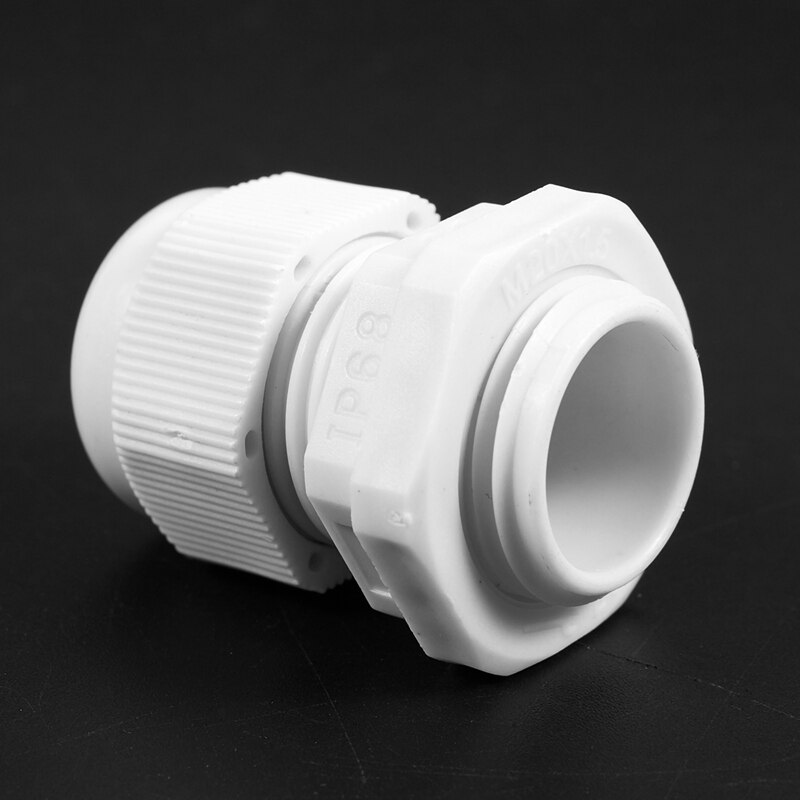 15 Pcs M20 X 1.5 White Plastic Waterproof Cable Glands | Electrical Connectors | DIY & Industrial Use - View #6