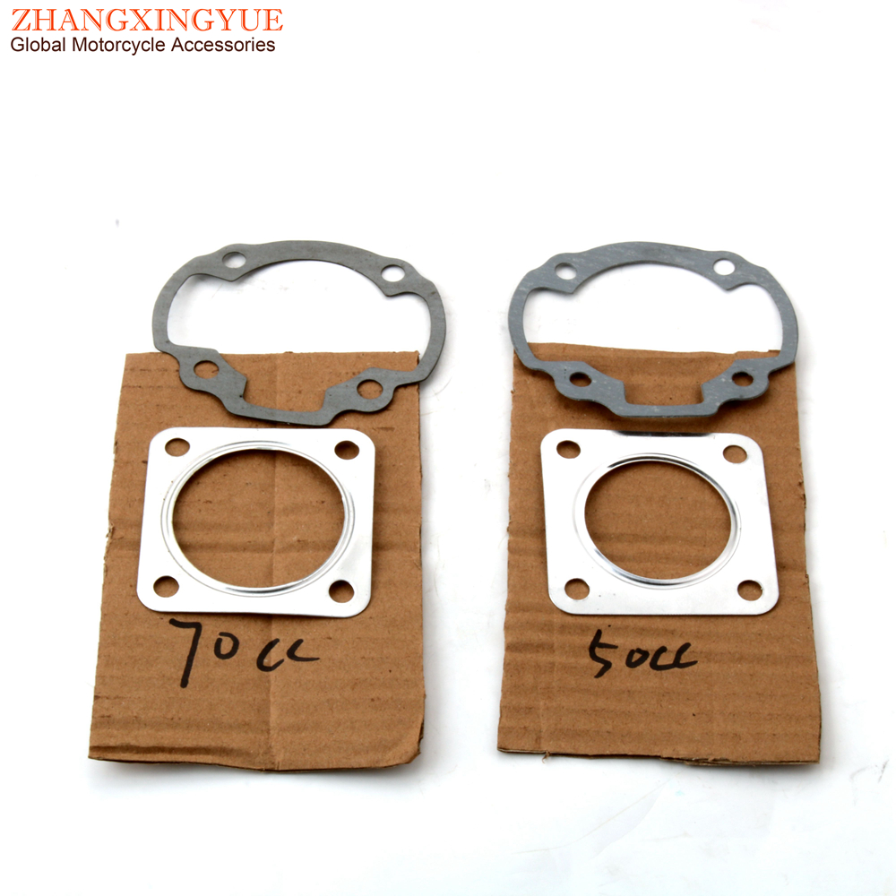 Juego de juntas de cilindro para Scooter, piezas de motor de 2 tiempos para Honda Dio AF34, AF35, ZX50, 50cc, 70CC