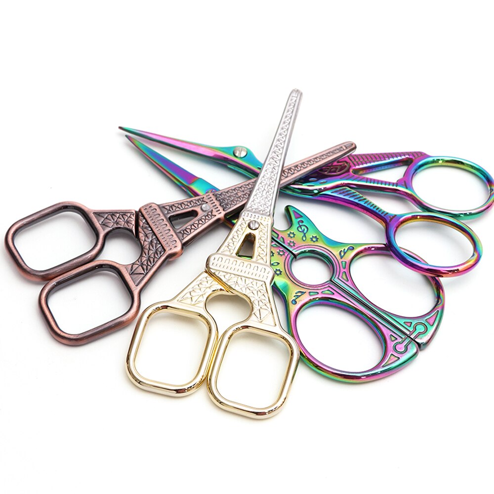 1pc Rainbow Nail Cuticle Nipper Stainless Steel Chameleon Scissor Clipper Dead Skin Remover Pusher Manicure Makeup Tools SAA37