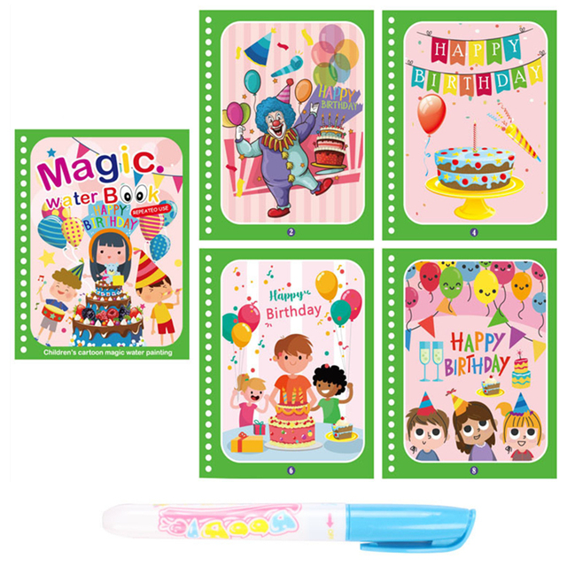 Interesante cuadro al óleo de tela que adorna el libro para colorear con agua, dibujo de grafiti de dibujos animados, bolígrafo mágico, tablero de dibujo, juguete: Y