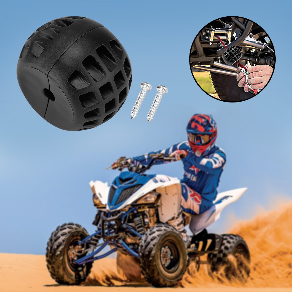 KEMiMOTO Winch Guard Cable Stop ATV UTV for RZR 900 RZR 1000 Trx650 Commander Hook Stopper Line Save Winch Stopper Cable Stopper