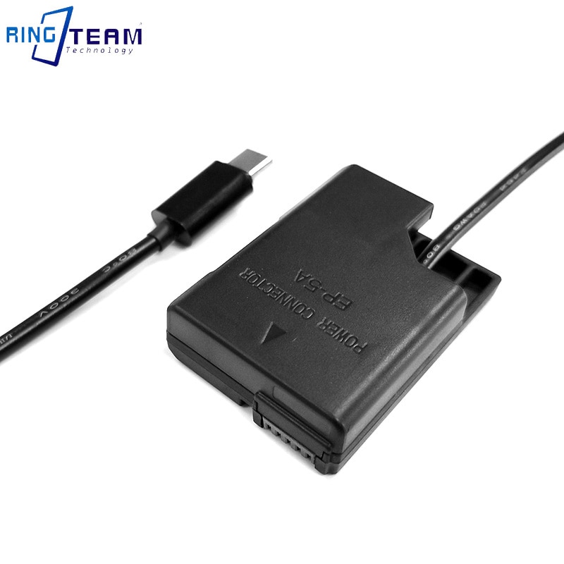 Pd strømadapter til en -el14 dummy batteri ep -5a dc kobling til kobling  d5600 d5500 d5300 d5200 d5100 kamera