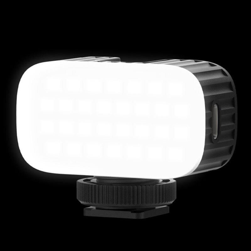 Ulanzi VL30 Mini Led Video Licht Met Zachte Diffuser Op Camera Licht Voor Gopro 9 8 7 6 5 Vlog licht Smartphone Camera Vlog Licht