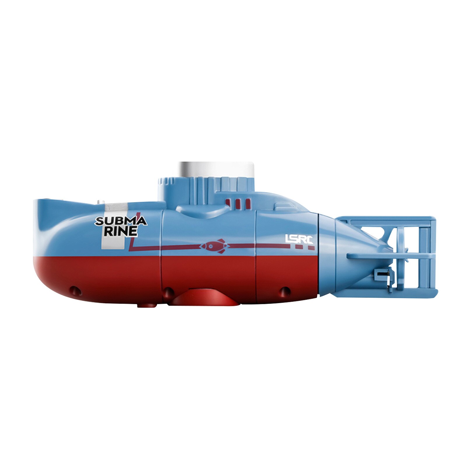 Bateau de plongée étanche télécommandé pour enfant, jouet de bain de piscine de Simulation: Blue