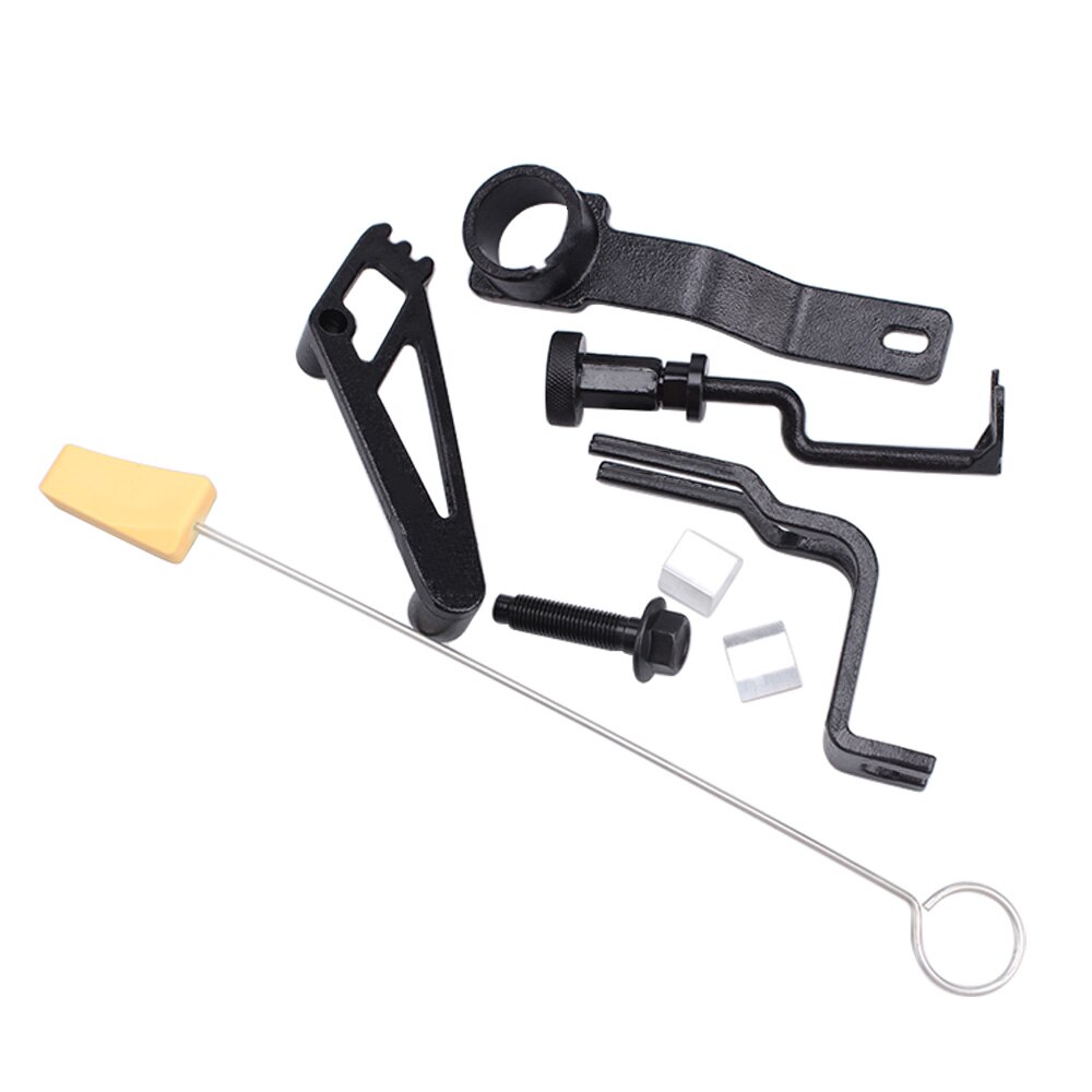 Car Accessior Crankshaft Positioning Tool Cam Phaser Holding Tool for Ford 4.6L 5.4L 3V Engine Timing Tool Set Black RS-EM1020