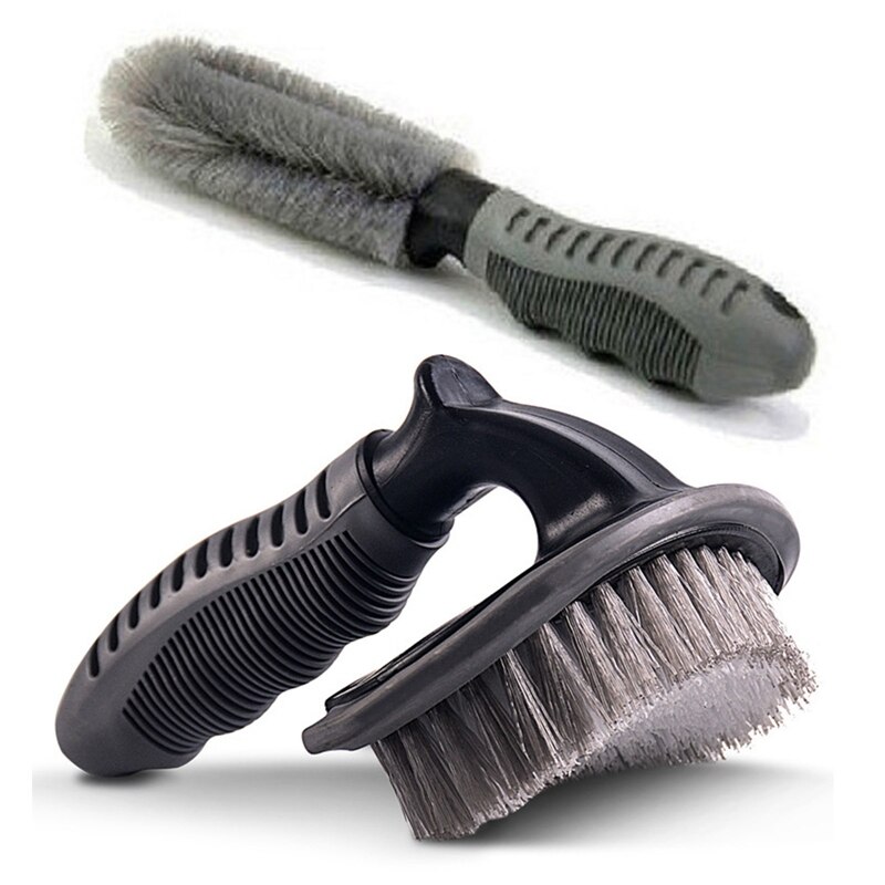 Car Wheel Brush Tire Rim Washing Tool Vehicle Tyre Cleaning Brushes Black Auto Maintenance Care Car Accessories