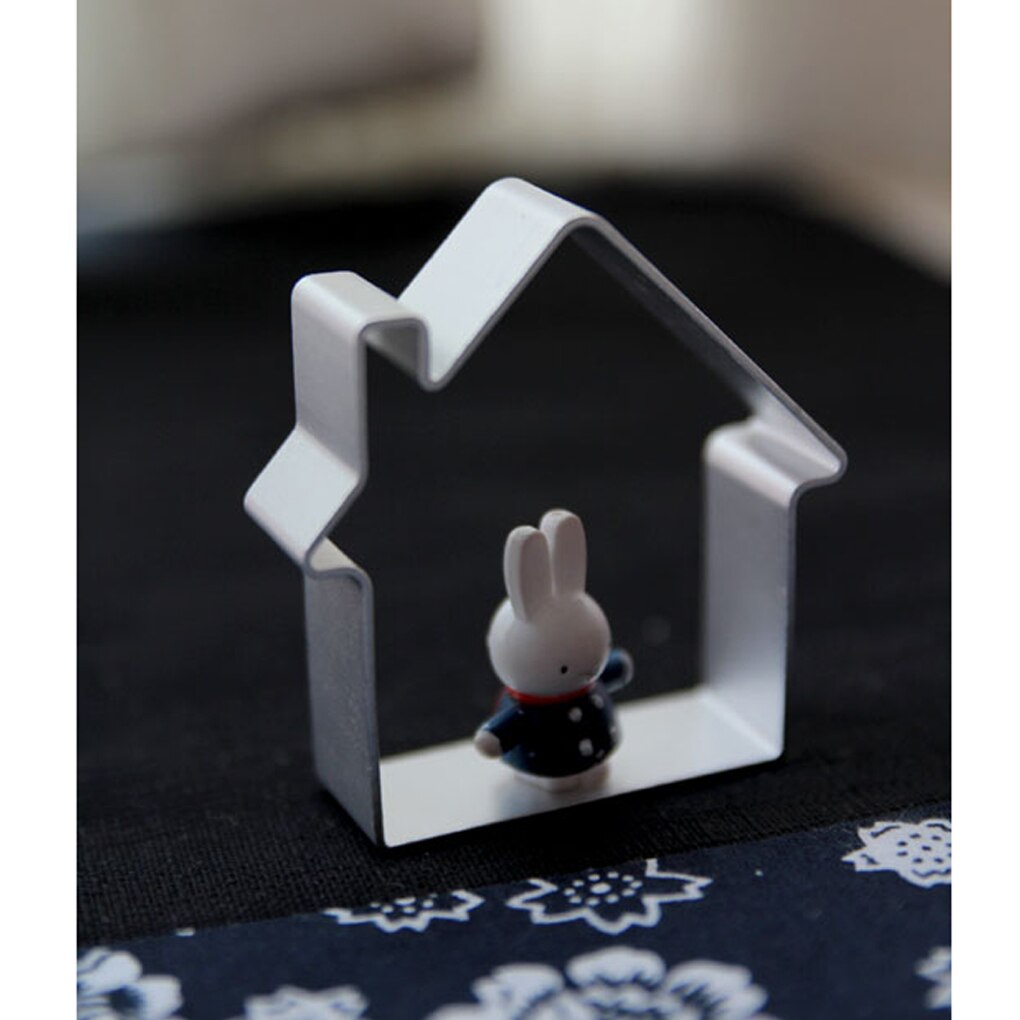 House Shaped Aluminium Mold Sugarcraft Cake Decorating Cookies Baking Pastry Cutter Mould Tool baking tools for cakes