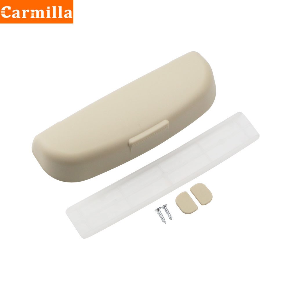 Coche Carmilla gafas caja estuche protector para Peugeot 107, 108, 206, 207, 208, 301, 307, 308, 407, 408, 508, , 3008, 4008, 5008: Beige