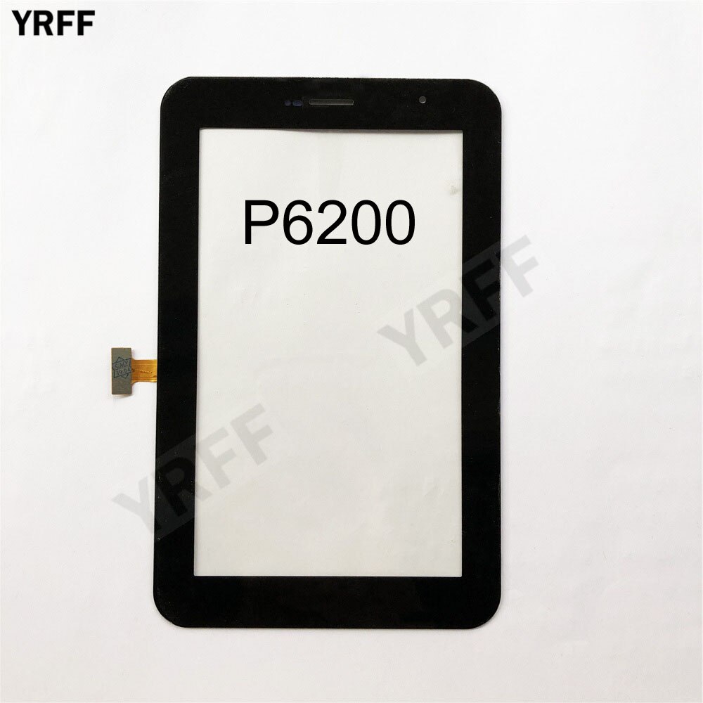 YRFF dla Samsung galaktyka patka 7.0 plus GT-P6200 P6200 ekran dotykowy Digitizer czujnik dotykowy płyta szklany obiektyw