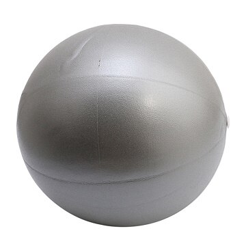 25Cm Opblaasbare Yoga Bal Oefening Fitness Pilates Bal Balans Oefening Gym Pomp Yoga Balance Ball Training Yoga Ballon: Gray