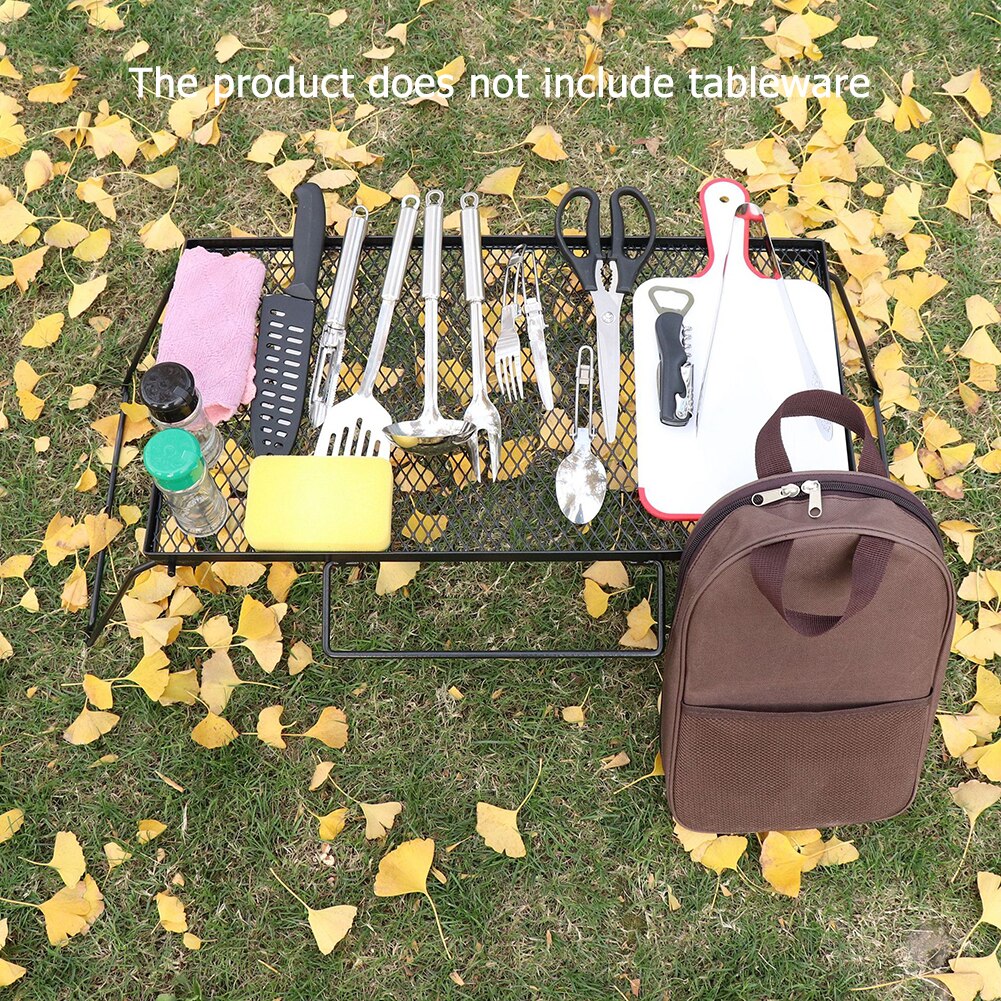 Camping en plein air ustensiles de cuisine conteneur de stockage sacs Portable vaisselle cuisine cuisine ustensile organisateur voyage BBQ sac de rangement