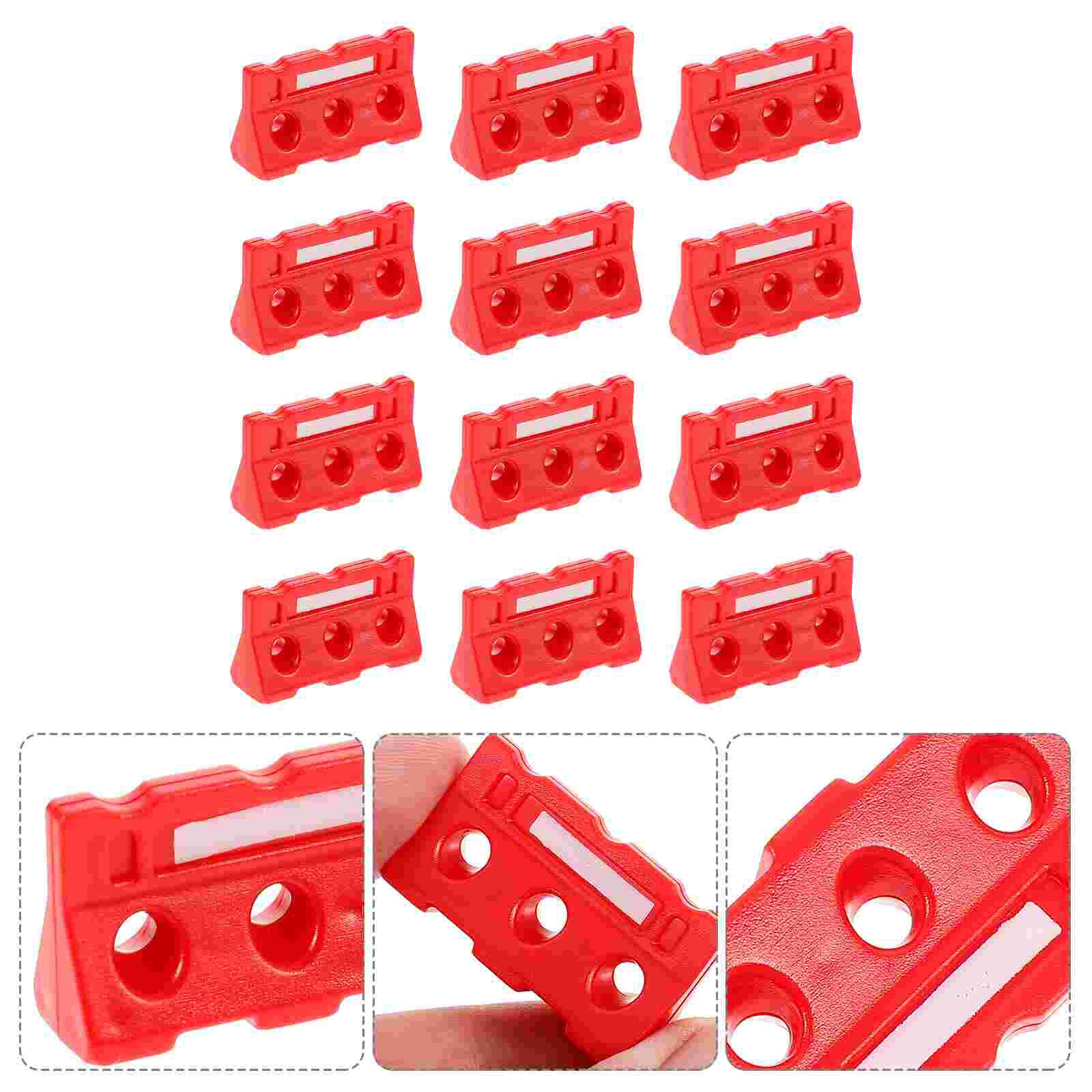 Giocattoli cognitivi di insegnamento precoce dei segnali stradali di simulazione della barricata di traffico 24Pcs: Default Title