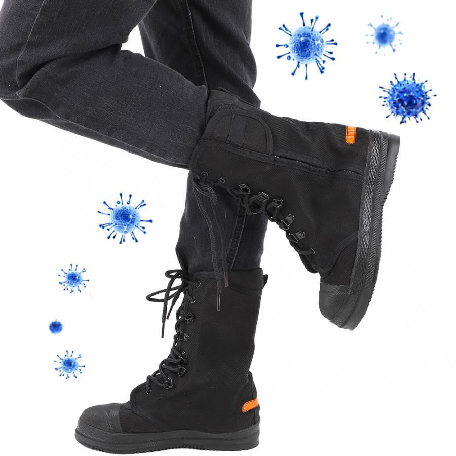 Botas de rescate de Bomberos de emergencia, calzado de seguridad anti-golpes y resistentes a las perforaciones, zapatos de bombero, zapatos de seguridad