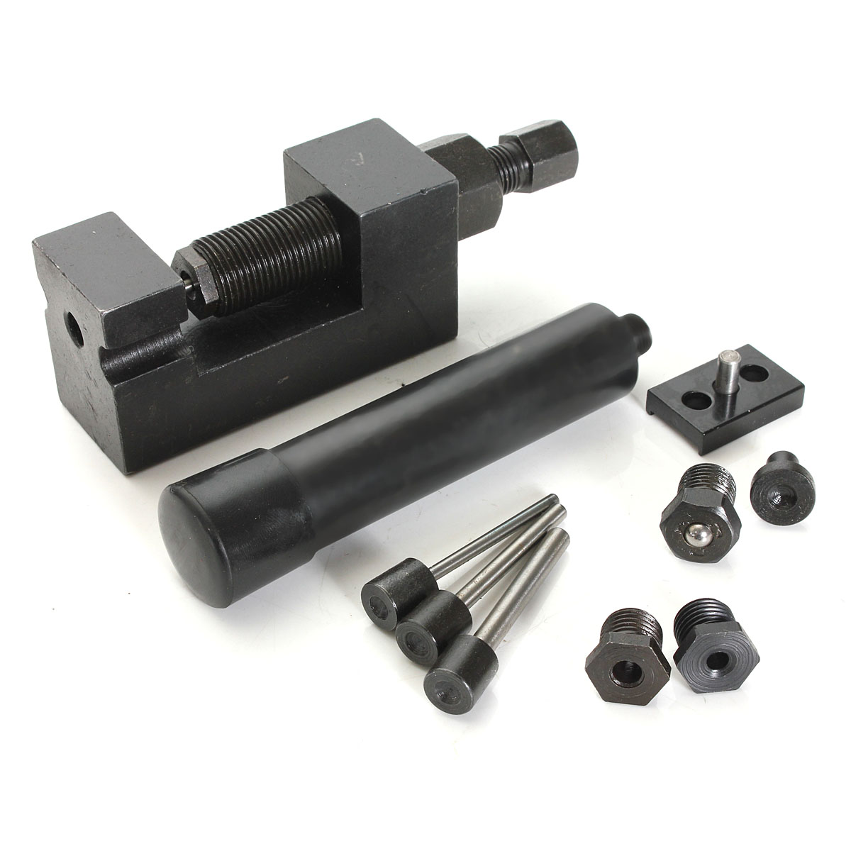 1Set Motorcycle Bike 520/525/530/630 Chain Breaker Splitter Riveting Tool Repair Launches Chain Pin Press Handle Chain Riveter