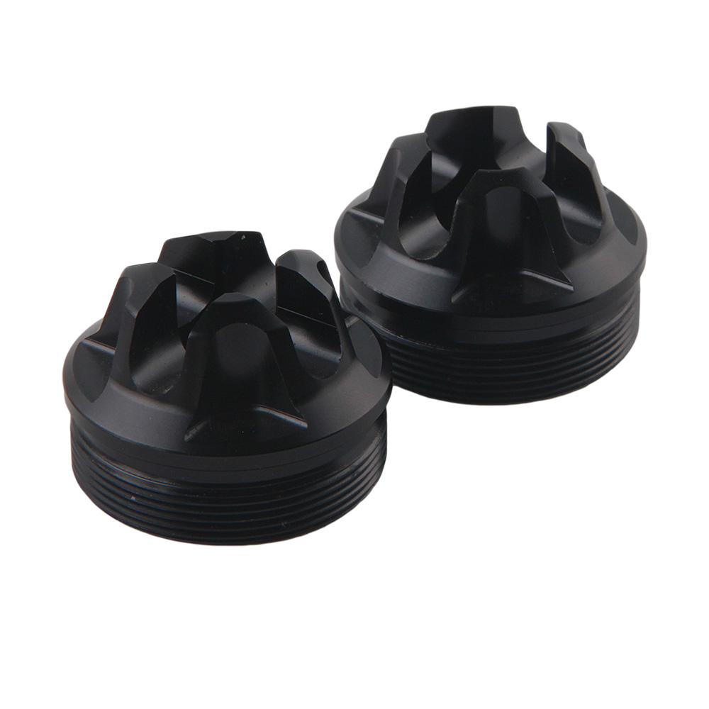 Aluminum 1.375x24 thread brake Adapter Mounts Front end Cap for car Oil Catching Cleaning Device Kits accessories