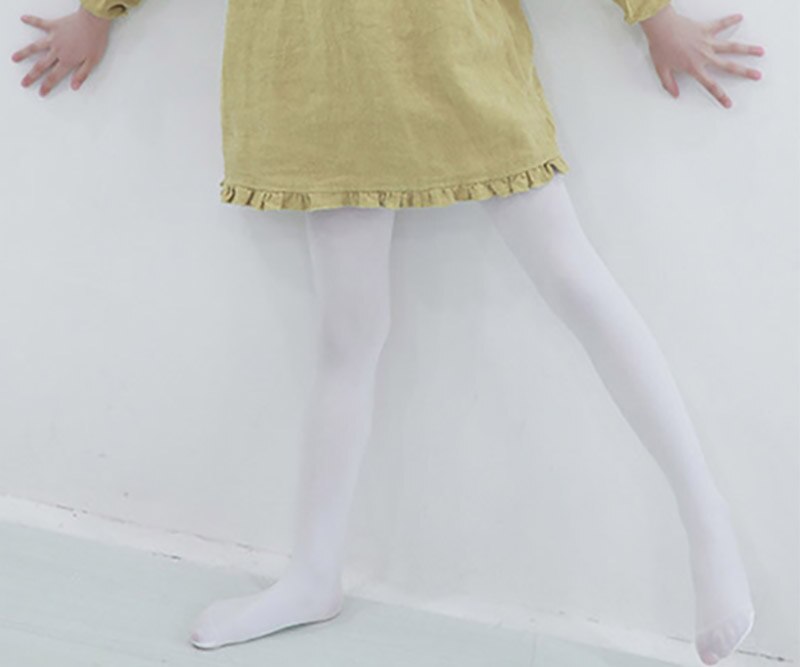 Cotton Tights For Girls Cute White Princess Dance Children Pantyhose Ballet Girls Tights Elastic Baby Girl Stockings For 1-9 Yrs