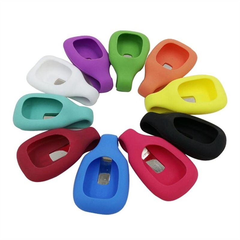 7 Kleuren Siliconen Beschermhoes Riem Clip Vervanging Houder Cover Shell Voor Fitbit Zip Activiteit Tracker Accessoires