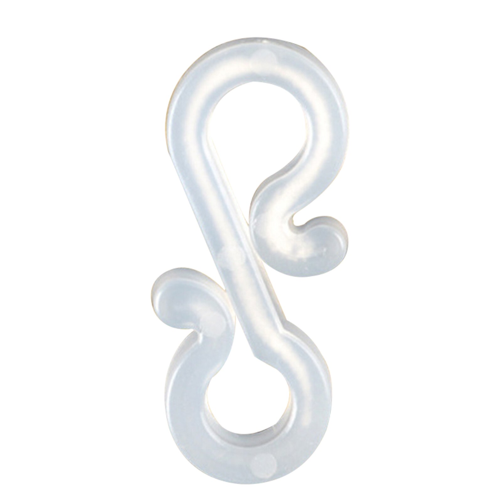 Mini canalón de Navidad con ganchos colgantes, pinzas con luz de Navidad en forma de S de plástico, para exterior, interior, luces MU8669, 100 Uds.