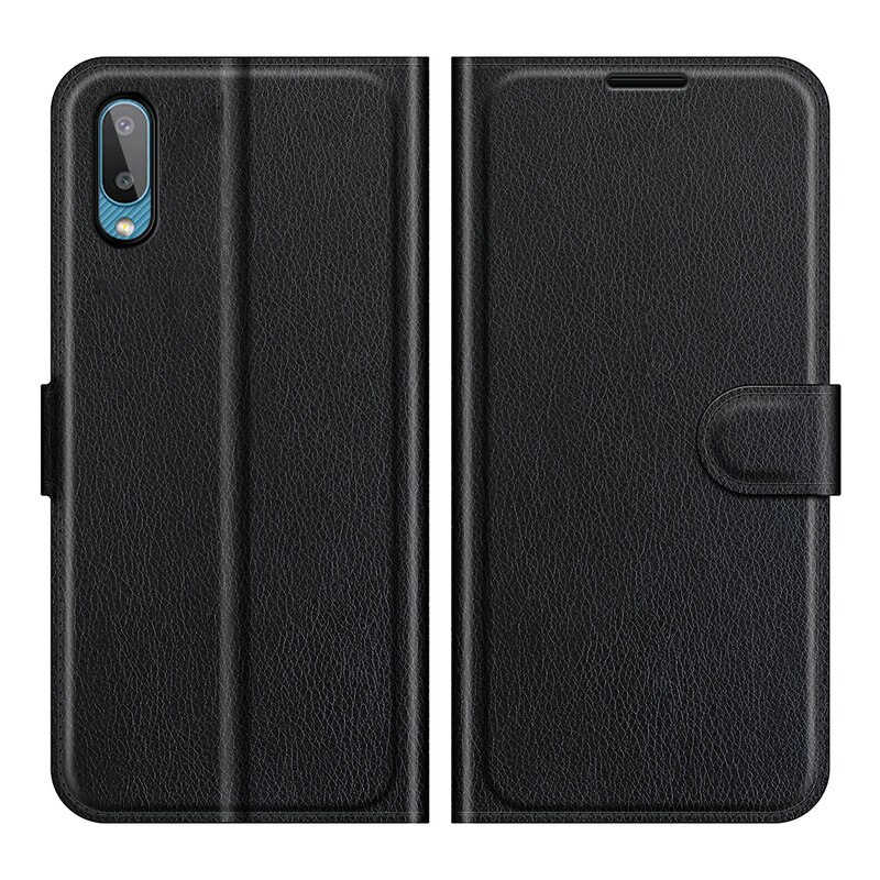 Étui portefeuille à rabat en cuir pour Samsung Galaxy A02 A022G M02 M022F: LZ BK