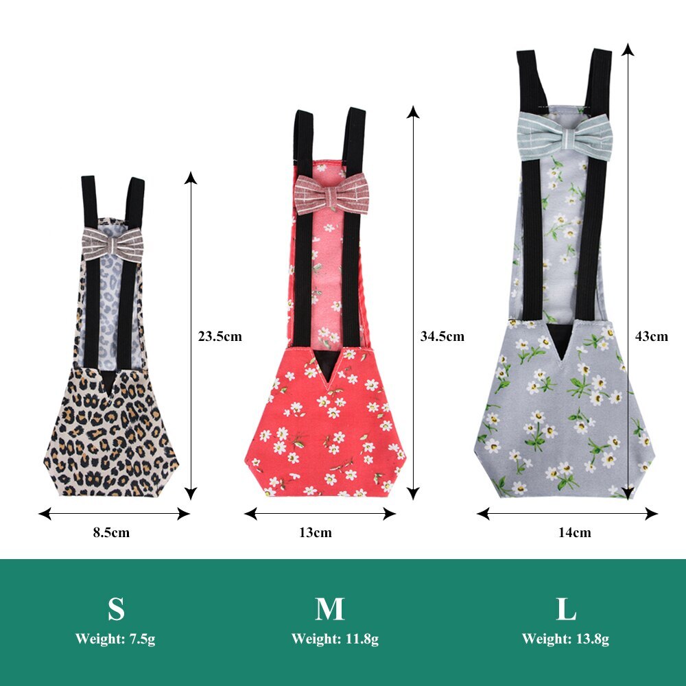 Huisdierluier kip eend luier boerderij kleding wasbaar draagbaar pluimvee doek met een elastische band s/m/l.