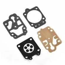 2Set Membraan Carburateur Reparatieset Voor Carburateur Bosmaaier Trimmer BT3342 Voor Shark M25 Bosmaaiers Grasmaaier Tuin gereedschap