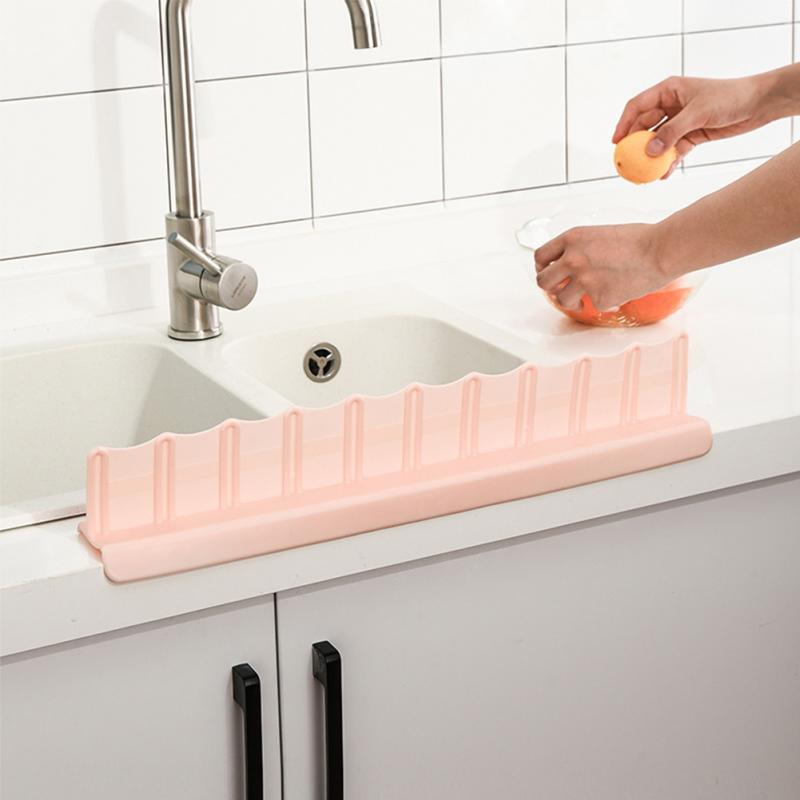 Guard Splash Proof Huis Keuken Accessoires Zuig Type Rechthoek Sink Tpr Praktische Huishoudelijke Water Baffle