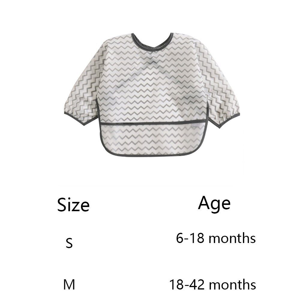 Baby Slabbetjes Jongens Meisjes Baby Tops Waterdichte Cartoon Lange Mouw Unisex Peuter Kleding
