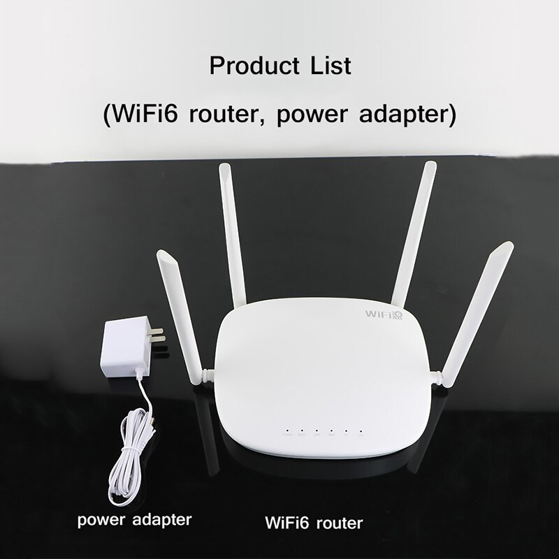 1800Mbps Wifi6 Router Gigabit Security Encryptie Wifi Externe Signaal Versterker Dual Band Mesh Netwerk Repeater Voor Home Office