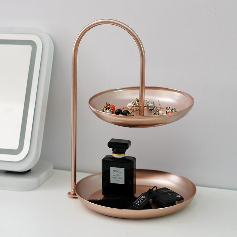 2-tier cake stand wedding plate party tableware baking tray plastic tray display stand jewelry storage tray baptism dinner set