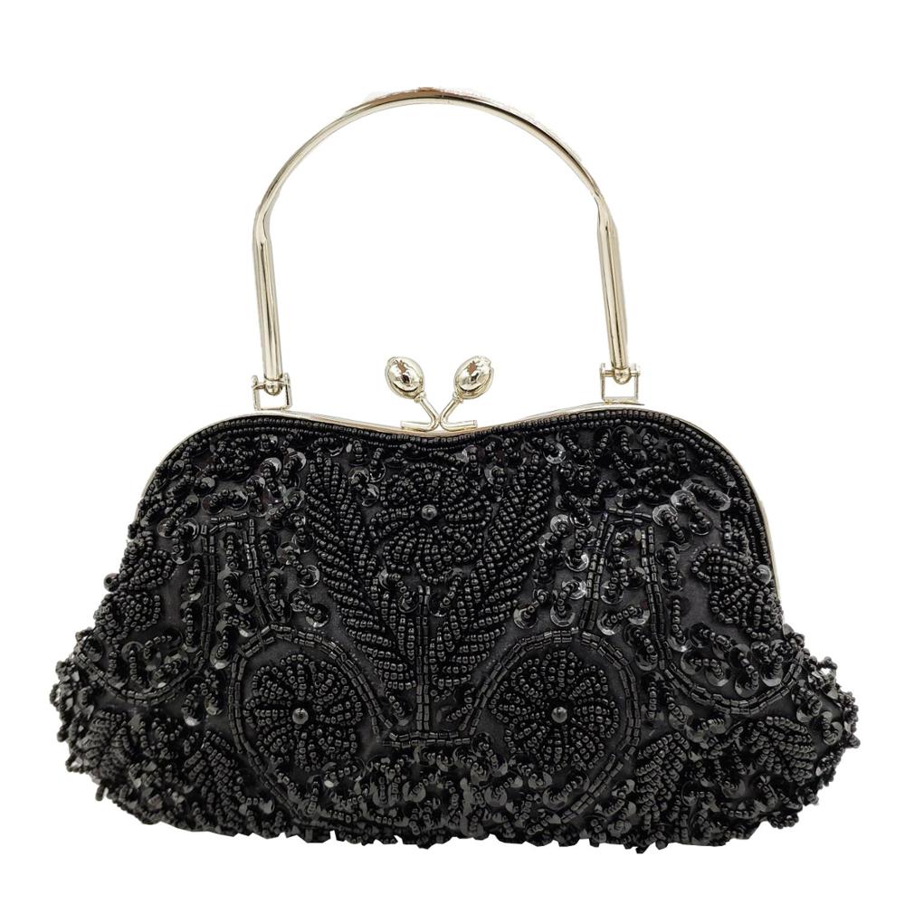 Boutique De Fgg Frame Vrouwen Formele Kralen Avond Portemonnees En Handtassen Bridal Pailletten Clutch Bag Cocktail Party Bag