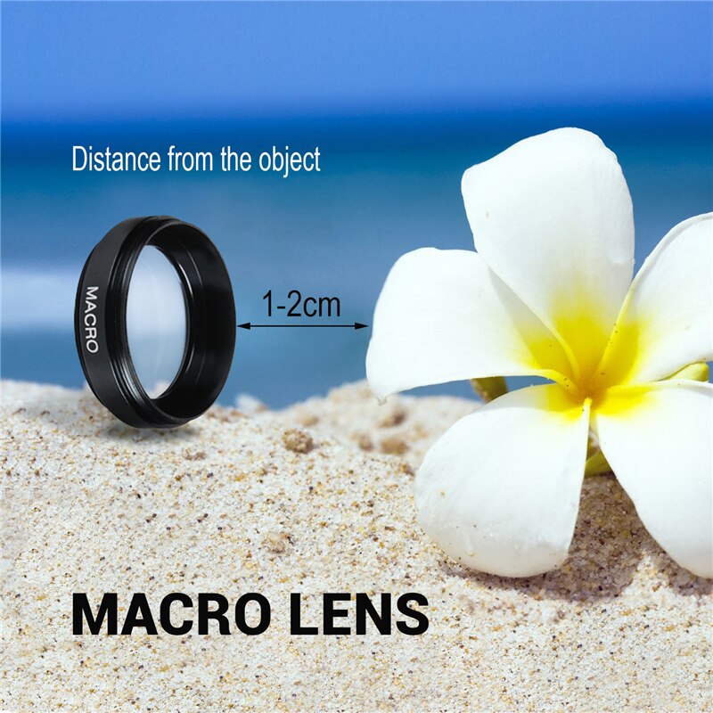 TOKOHANSUN 0.45X Wide Angle 12.5X Macro Lens HD Mobile Phone Camera Lens For iPhone X 8 7 6 6S Plus Xiaomi Samsung