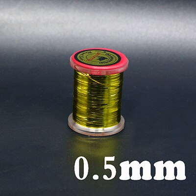 1 spole flugbindande platt mylar glitter flashtejp holografisk glitter spolad för klassiska streamermönster och flashback nymfer: 0.5mm guld