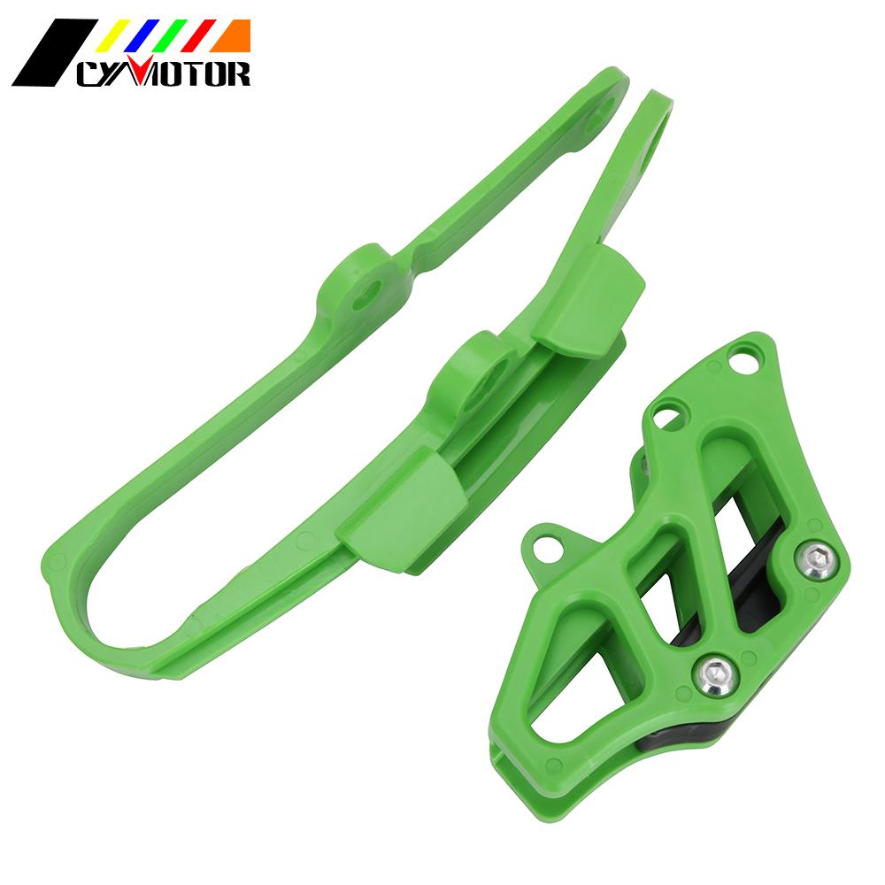 CNC Plastic Motorbike Protector Chain Guard Guide &amp; Slider Guard For Kawasaki KXF250 KXF450 KXF 250 450 KX250F KX450F