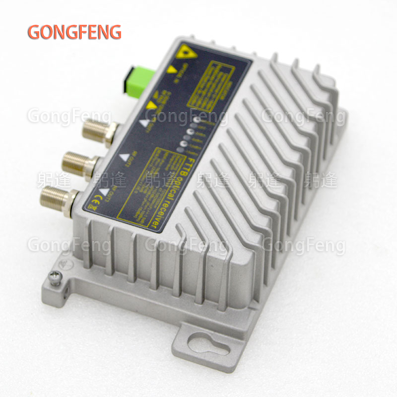 Receptor óptico FTTB CATV, mininodo de Control óptico AGC, receptor ultrabajo-23DBM con WDM, salida de alto nivel, precio bajo,