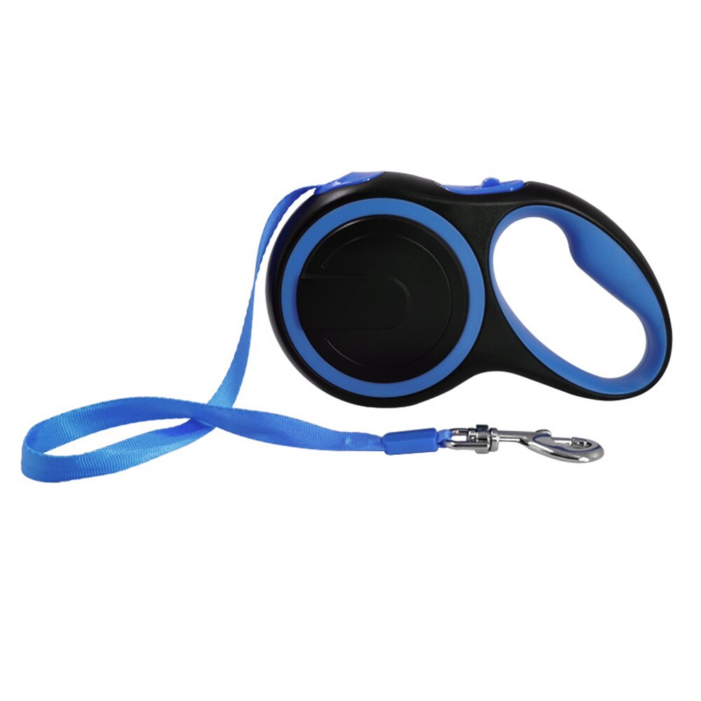 Automatic Extending Cat Leash Rope Long Strong Pet Leash For Large Durable Nylon Retractable Big Cat Walking Leash Leads: Blue / 5m Plus  50 kg