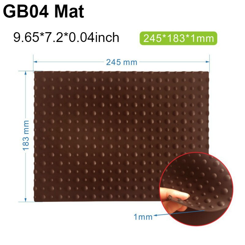 Silicone Swiss Cake Mould Yule Log Mold Large Buche Form Silicon Fondant Mat Impression Lace Moulds: GB04MAT