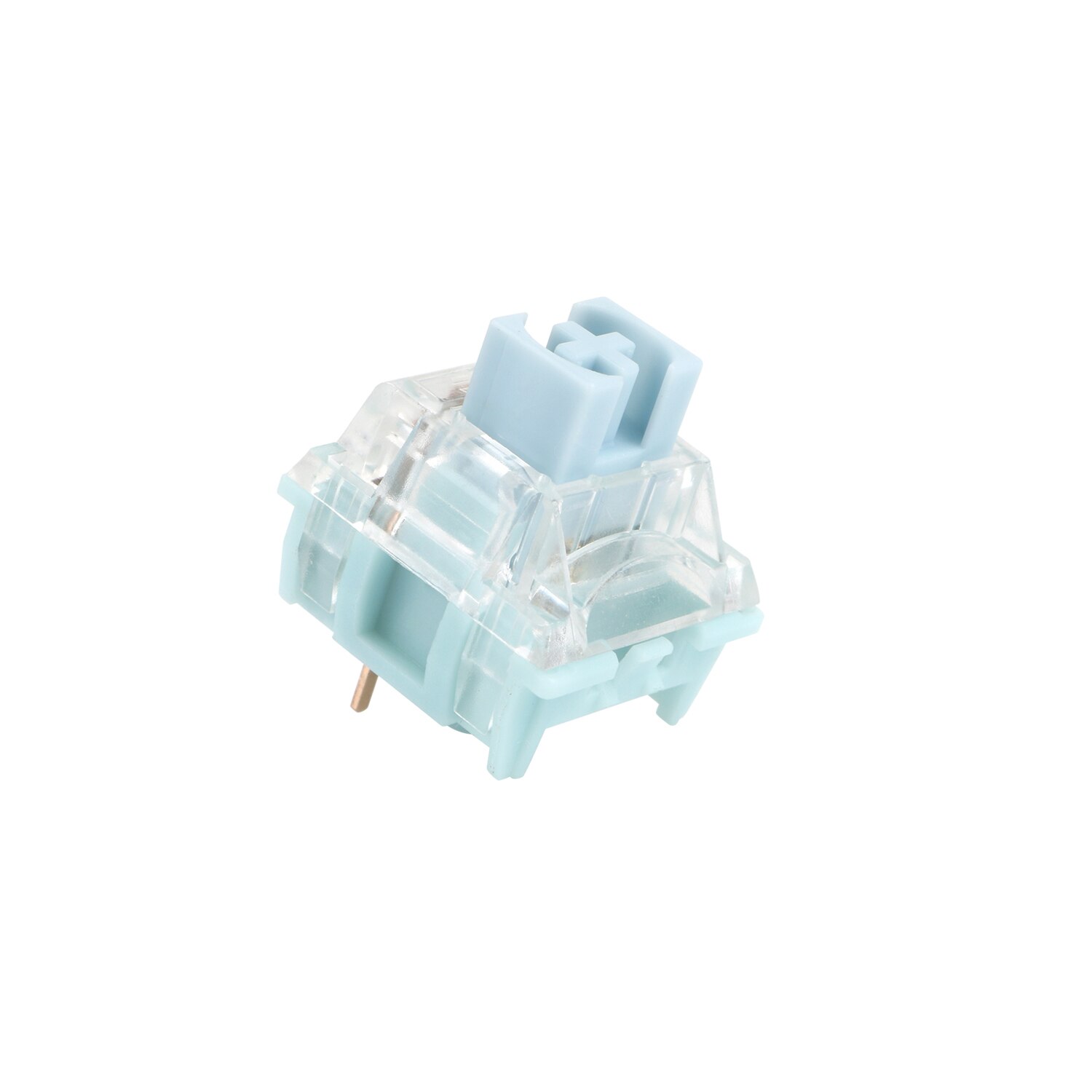 TTC Bluish White 42g 3 Pins Switch Tactile Switches For Mechanical Keyboard MX Series SMD RGB Light Cyan Colorway