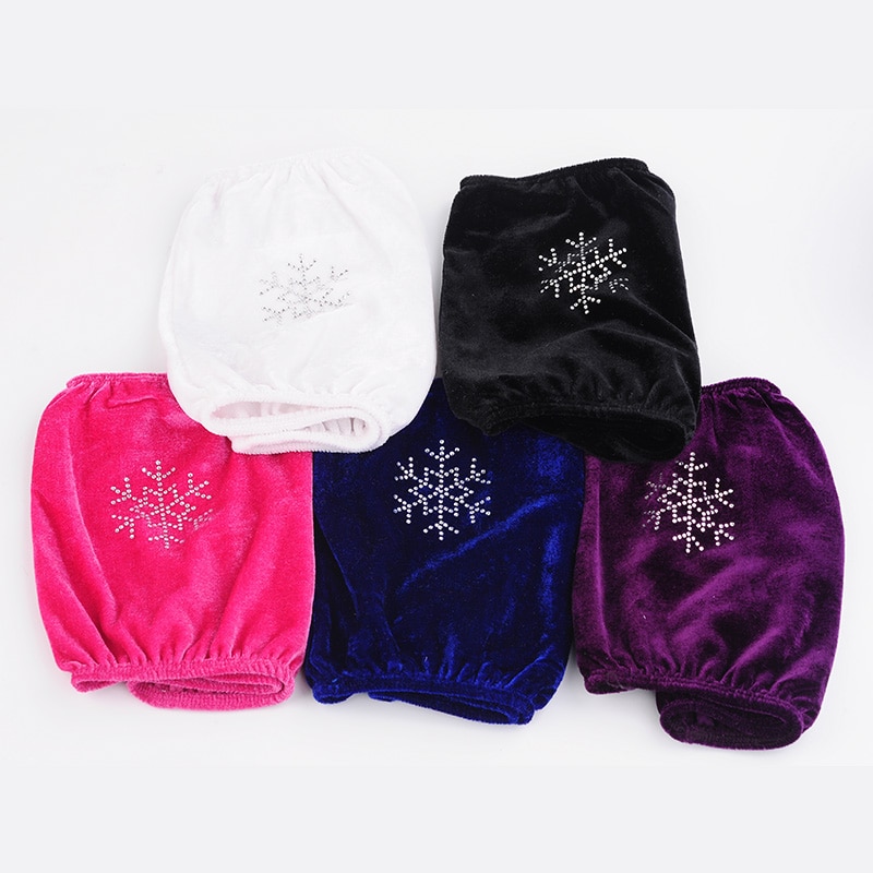 Ice Figure Skating Shoes Cover Patines Diamond Cover Roller Skate Shoe Protector Anti Scratch Flannelette Elastic For Adult Kids