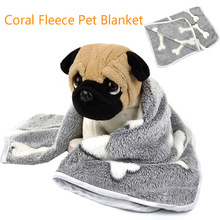 HEYPET Coral Fleece Deken Huisdier Hond Bed Kat Mat Zachte Kat Bed Puppy Kitten Winter Warm Dierbenodigdheden voor Kleine medium Honden Katten