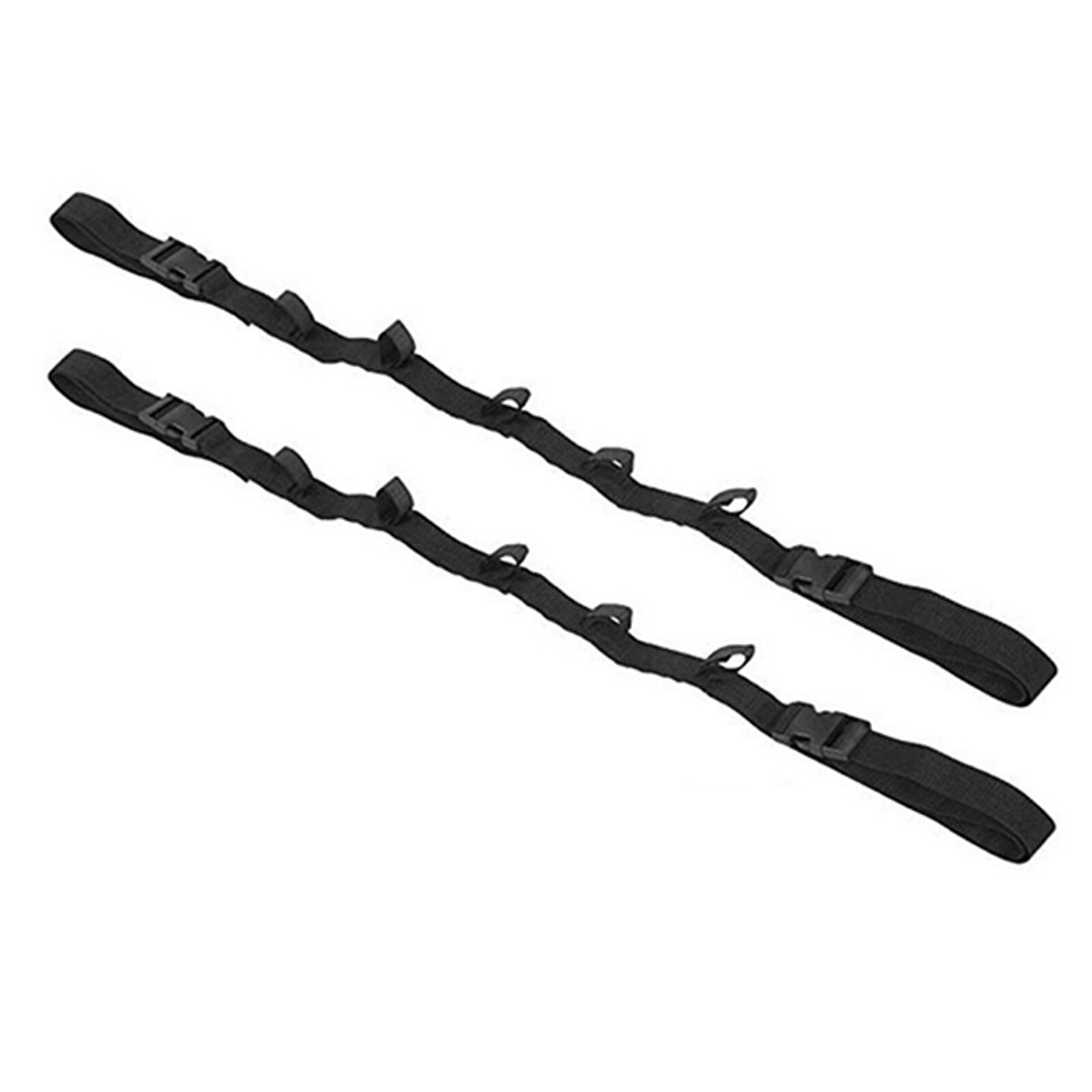 2pcs Fishing Rod Rack 5 Slot Vehicle Fishing Rod Rack Pole Holder Belt Strap ​Carrier Truck Fishing Gear Accessories Save Space: Default Title