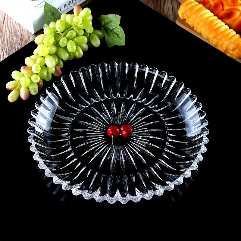 3-- etterslep plast kakestativ klar akryl lagdelt serveringsstativ rund cupcakeholder dessert utstillingstårn fruktfat: Grå / 25cm