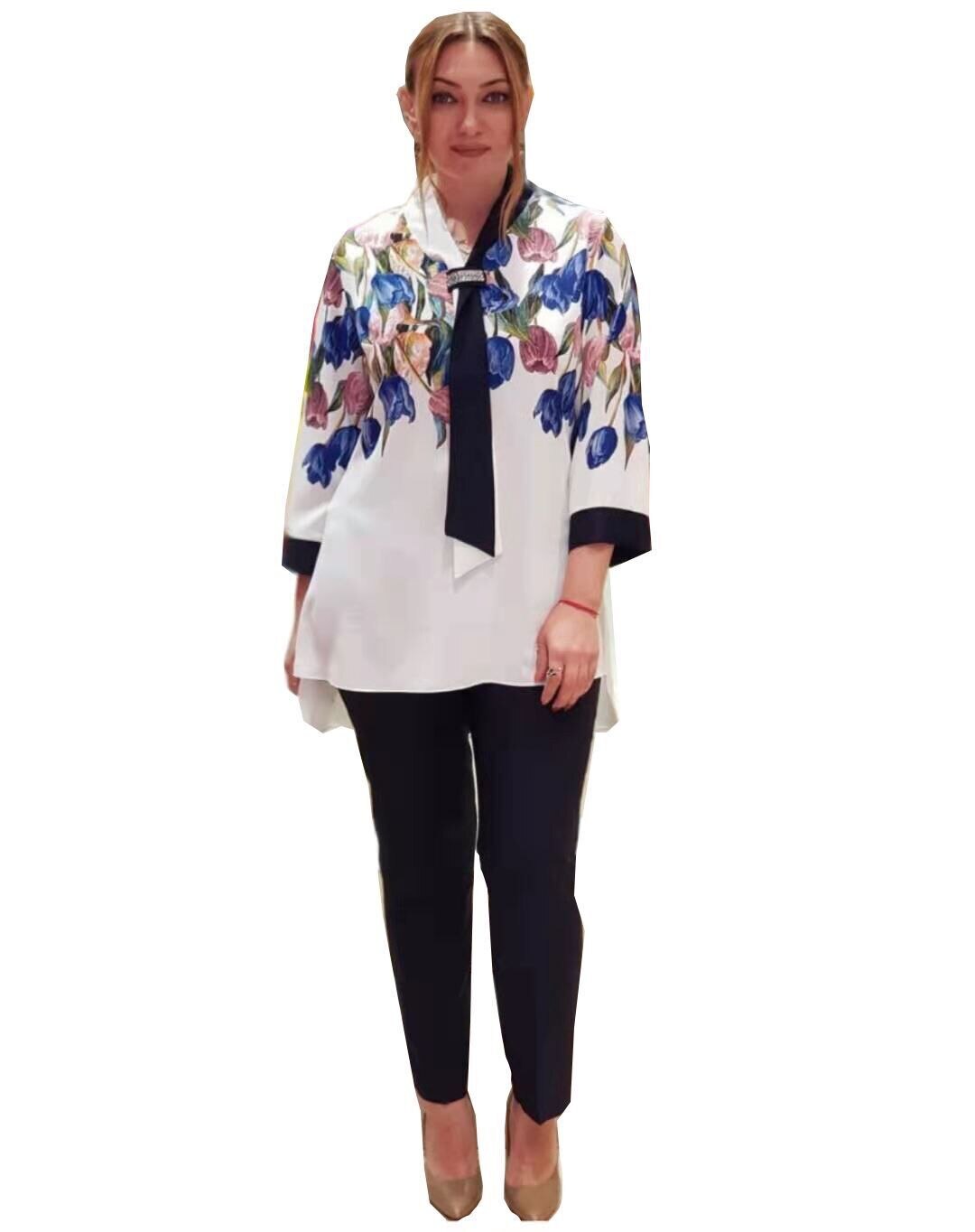 2 Piece Set Africa Clothes African Dashiki Dashiki Suit Top And Trousers Super Elastic Party Plus Size For Lady