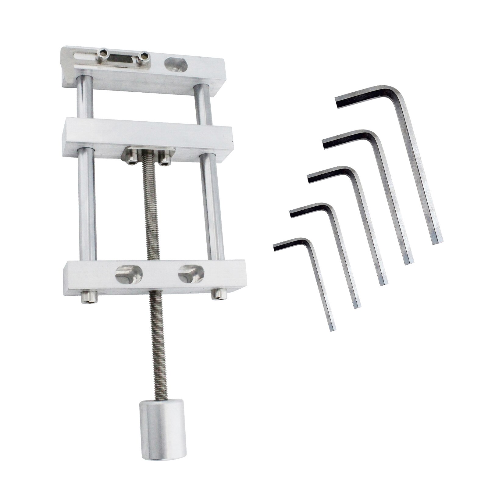 3.5 Inch Mini Drill Press Vise Metal Bench Vise Table Flat Clamp C Clamp for Carving Walnut Metal Engraving Woodworking Vise