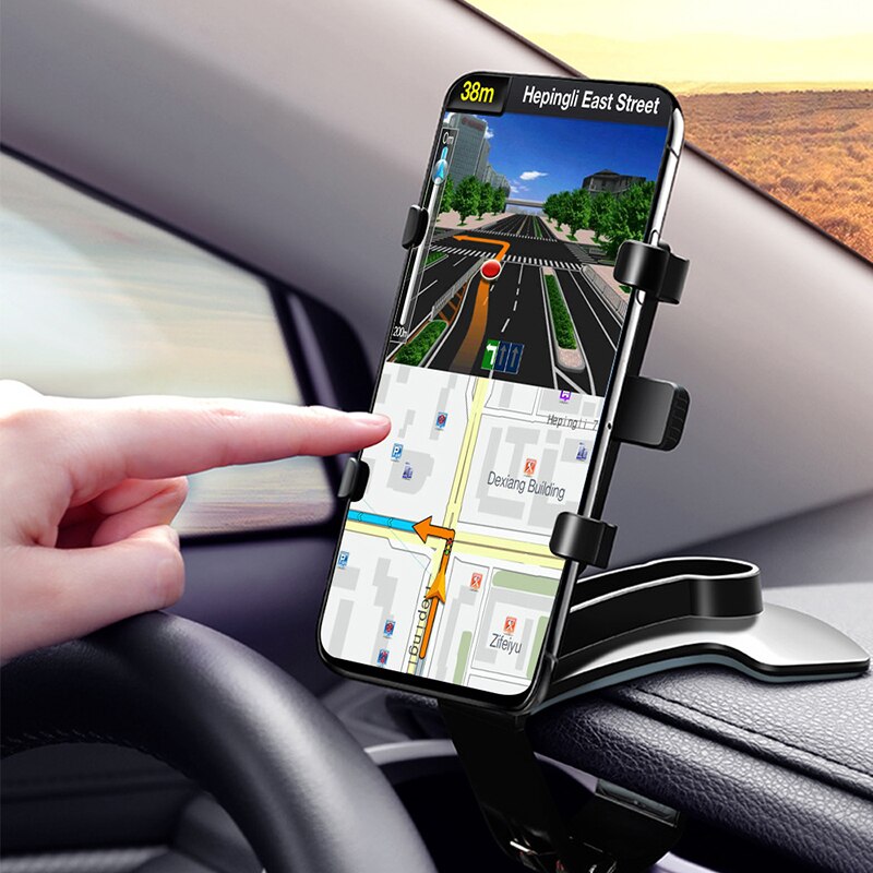 Le support de tableau de bord de voiture multi-angle un multi-usages téléphone mobile navigation tableau de bord support de téléphone portable