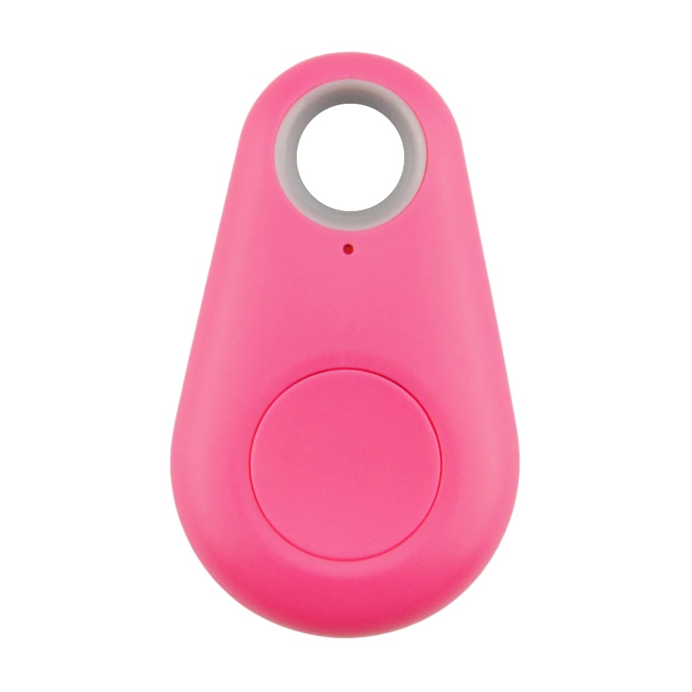 Localizador de mascotas inteligente con Bluetooth, minirastreador antipérdida GPS para llaves, bolso de billetera para perros y gatos, equipo localizador D40: Rosa
