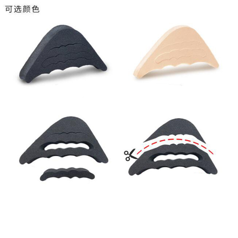 1 Pair Foot Care Toe Cap Sponge Plug Women Adjust Size Insoles Shoes High Heels Accessories Anti- Pain Cushion Insoles