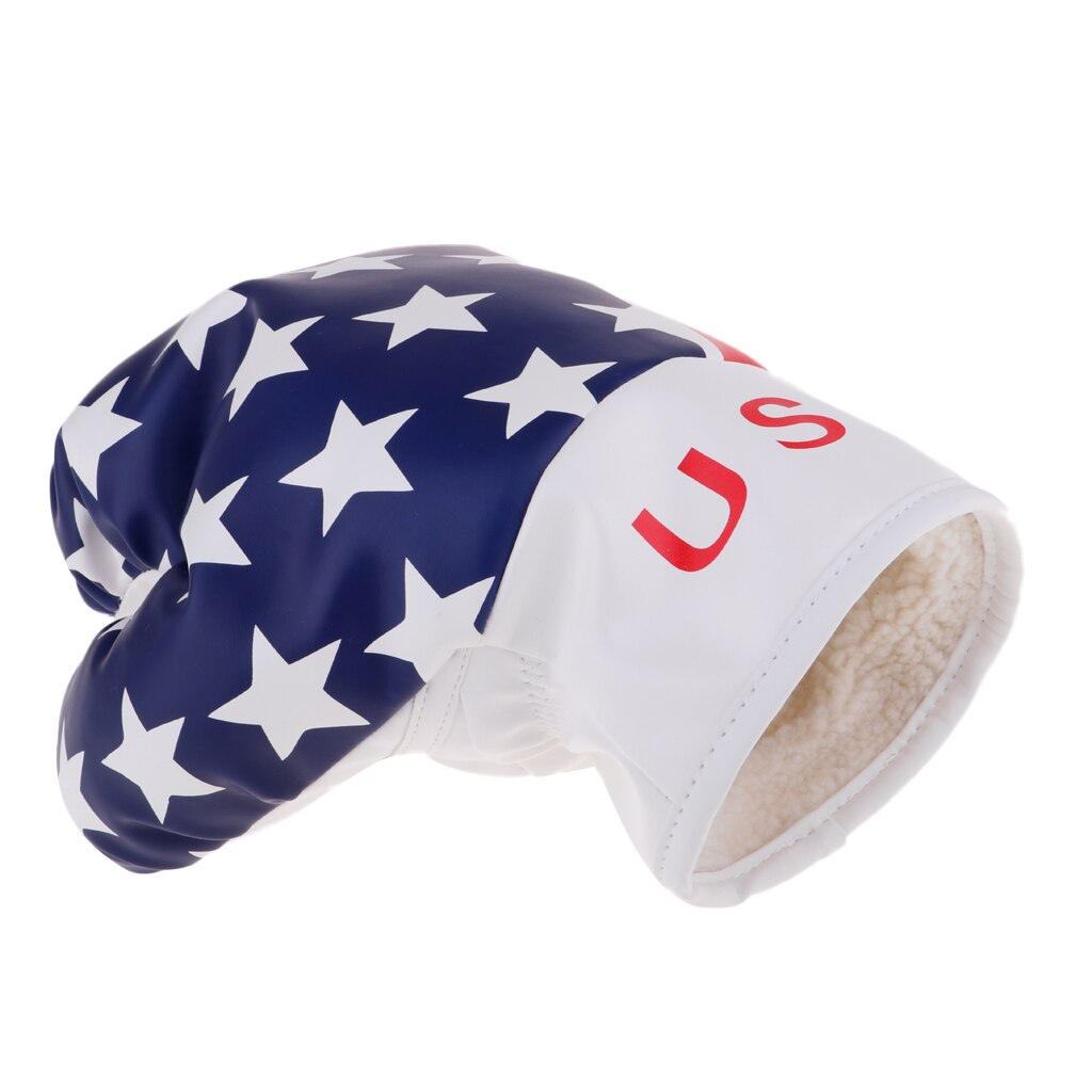 Boxing Glove Club Covers PU Leather USA Golf Head Cover Headcover Protector Bag Guard for No.1 Wood Driver