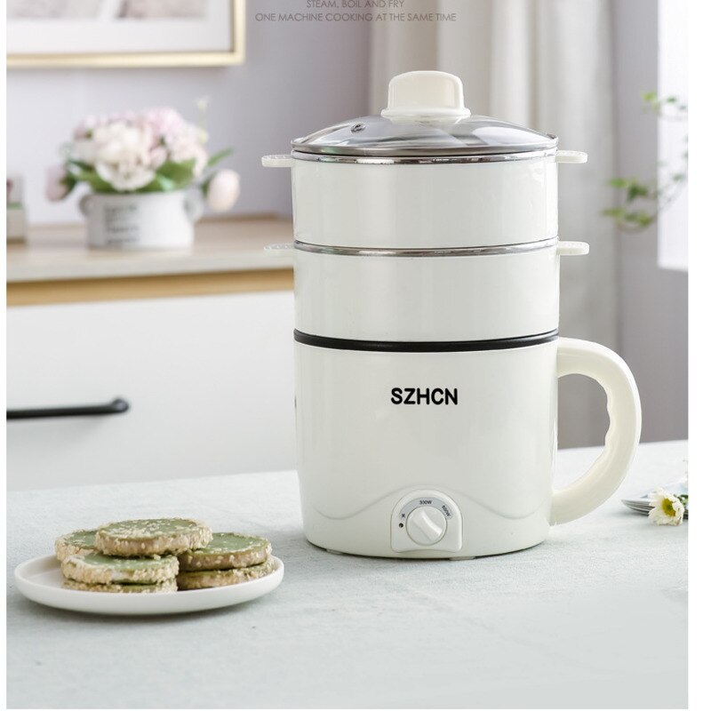 Electric cooker household multifunction student dormitory electric pot noodle cooking small electric pot 220V