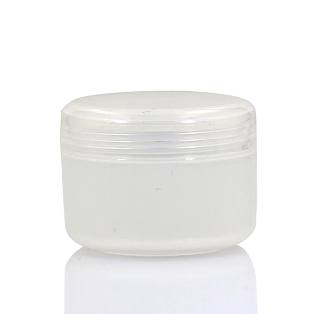 Frascos de plástico rellenables para maquillaje y cosméticos, tarros vacíos para crema facial, contenedores de almacenamiento de loción y sombra de ojos, 10 Uds., 10g-100g: Gris oscuro / 12ml